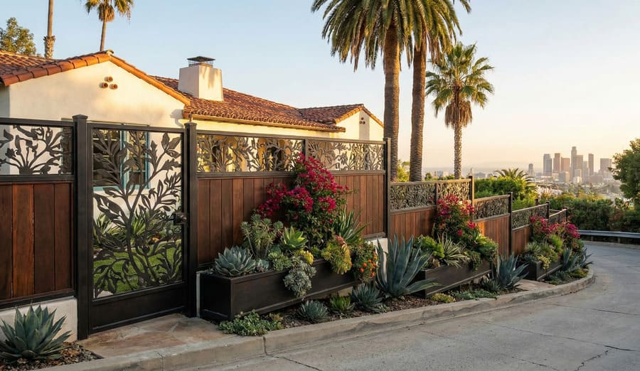 Complex Hillside Installation