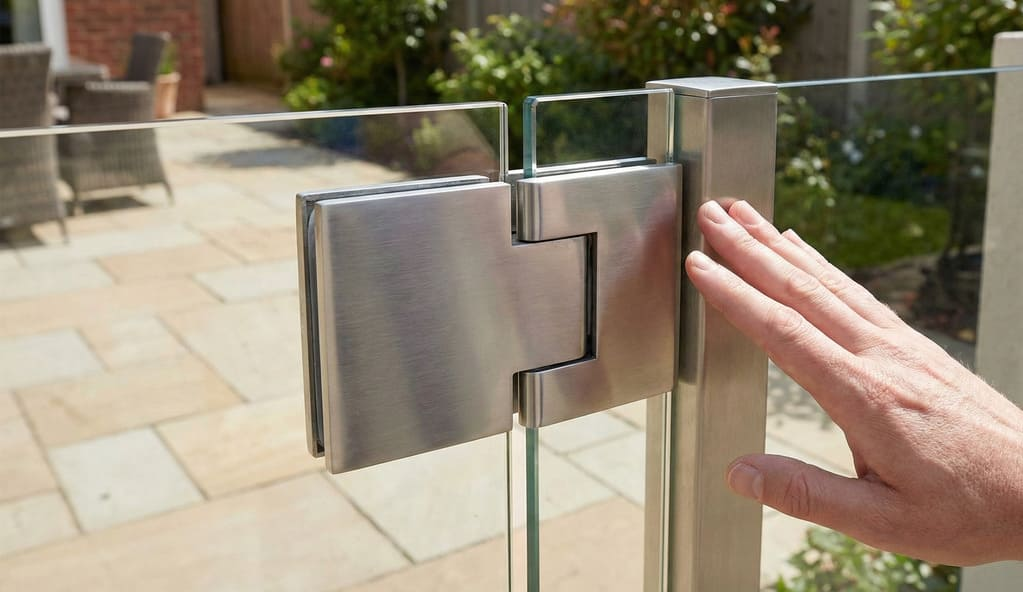 Soft Close Glass Gate Hinge