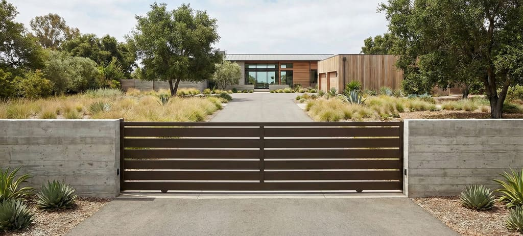 Wrought Iron Security Gate