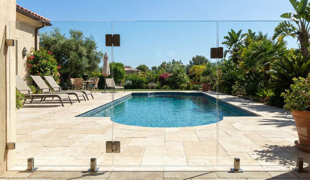 Pool Safety Glass Gate